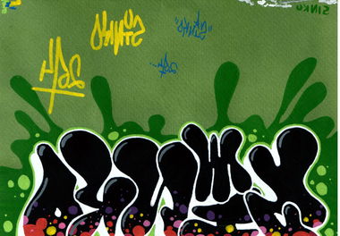 Graffiti Sketch - Photo by streetwizard (2014)