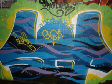 Graffiti Wall - Photo by streetwizard