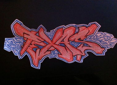 Graffiti Sketch - Photo by streuner - texas, battle