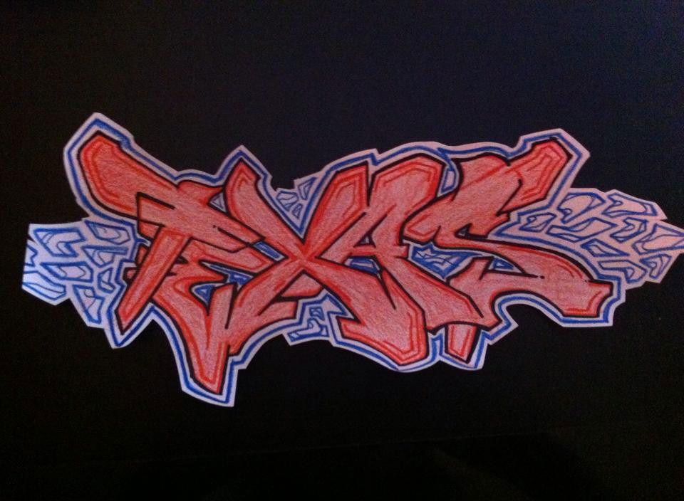 Graffiti Sketch - Photo by streuner - texas, battle
