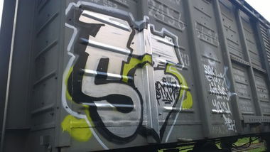 Graffiti Train - Photo by stukone - st, stuk, action