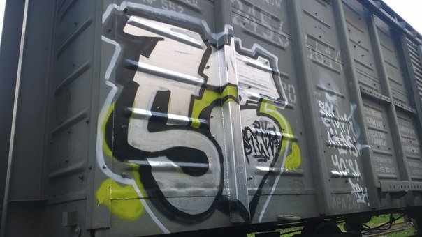 Graffiti Train - Photo by stukone - st, stuk, action