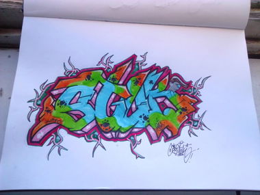 Graffiti Sketch - Photo by stukone - stuk, minsk, opscrew