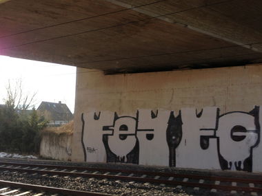 Graffiti Bombing in Schwäbisch Gmünd - Photo by stuttgart0711 - ego, fea, stuttgart (2008)