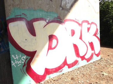 Graffiti Bombing in Stuttgart - Photo by stuttgart0711 - York, HWS, stuttgart (2012)