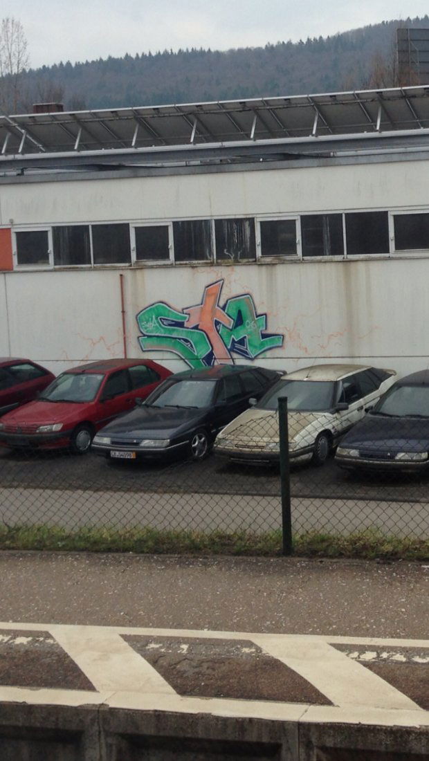 Graffiti Bombing in Stuttgart - Photo by stuttgart0711 - sta, 2006, stuttgart (2006)