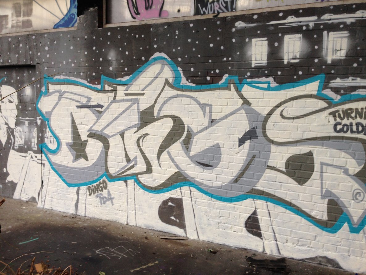 Graffiti Wall in Stuttgart - Photo by stuttgart0711 - dingo, tda, stuttgart (2013)