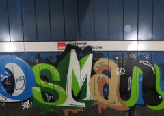 Graffiti Bombing in Stuttgart - Photo by stuttgart0711 - Osman, feuersee, stuttgart (2011)
