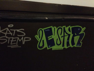 Graffiti Street Art in Stuttgart - Photo by stuttgart0711 - Zesar, Kats, stemp (2012)