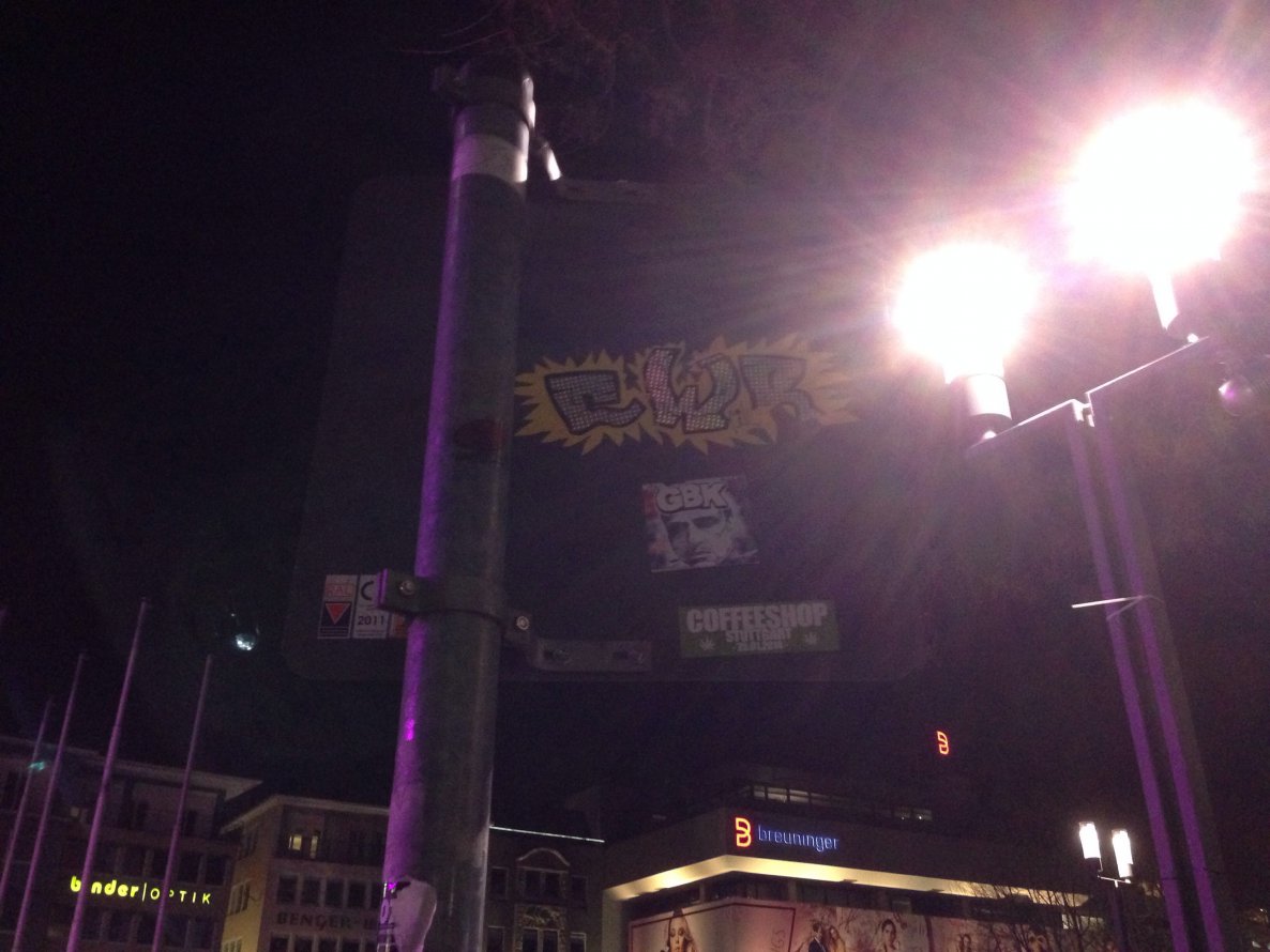 Graffiti Street Art in Stuttgart - Photo by stuttgart0711 - Cwr, Sticker, Aufkleber (2014)