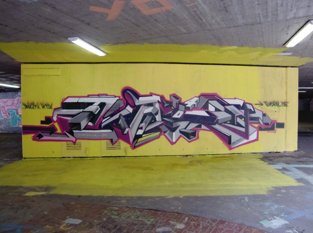 Graffiti Wall in Stuttgart - Photo by stuttgart0711 - dingo, tda, stuttgart (2012)