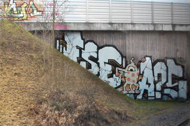 Graffiti Wall - Photo by stuttgart0711 - fse, a?s, trainline (2014)