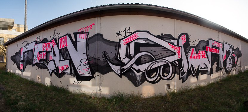 Graffiti Wall - Photo by stuttgart0711 - osman, jean, trainline (2014)