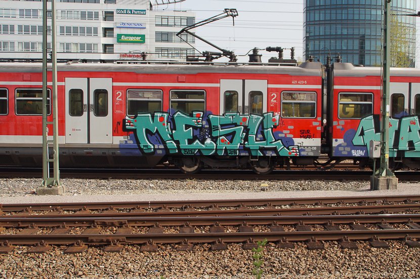 Graffiti Train - Photo by stuttgart0711 - mesk, stur, moar (2014)