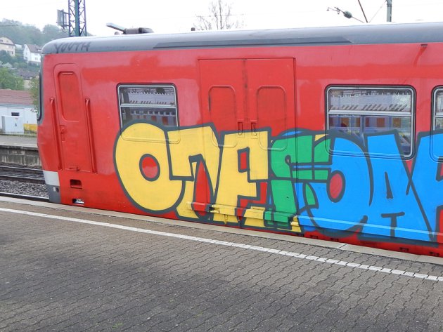 Graffiti Train - Photo by stuttgart0711 - ojef, soaps, youth (2014)