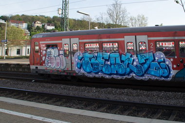 Graffiti Train - Photo by stuttgart0711 - beats, beatz, sher (2014)