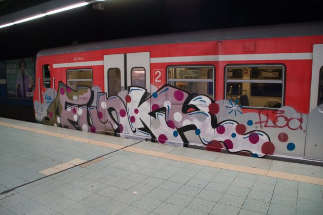 Graffiti Train - Photo by stuttgart0711 - funk, rhb, crew (2014)