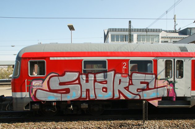 Graffiti Train - Photo by stuttgart0711 - share, regionalbahn, stuttgart (2014)