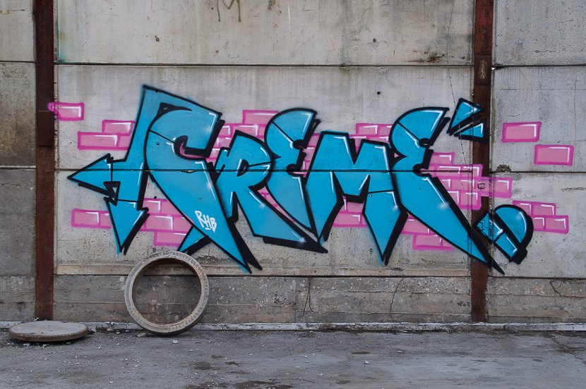Graffiti Wall - Photo by stuttgart0711 - creme, rhb, crew (2013)