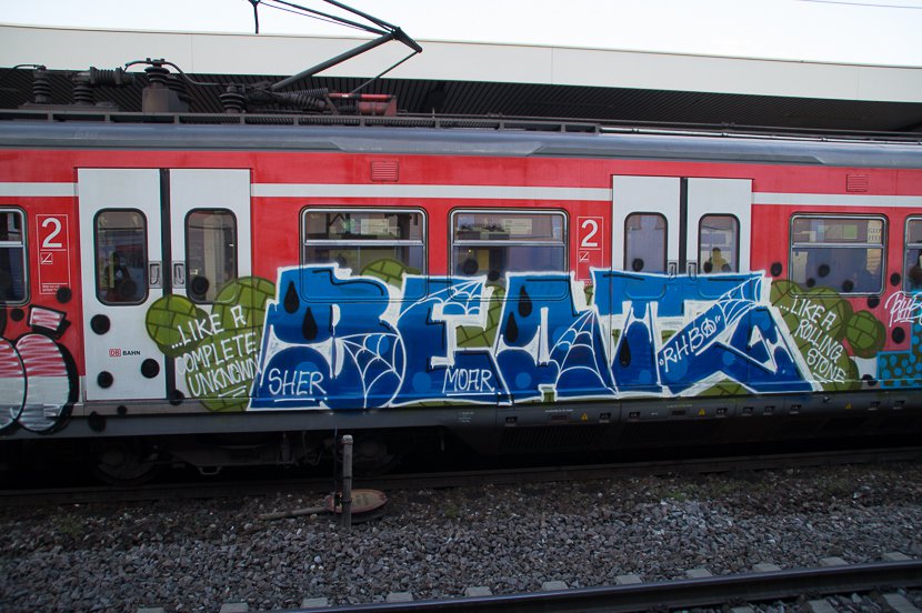 Graffiti Train - Photo by stuttgart0711 - beatz, beats, sher (2014)
