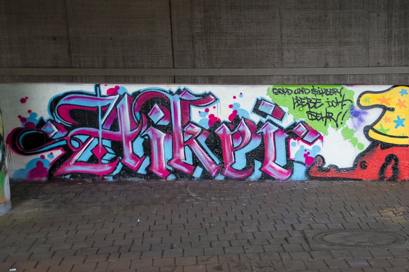 Graffiti Wall - Photo by stuttgart0711 - aiker, halloffame, legal (2014)