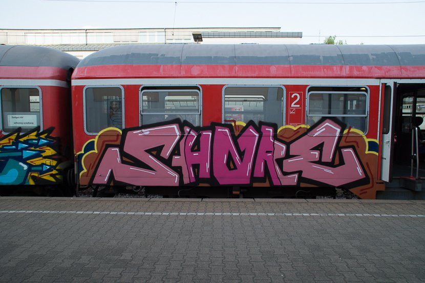 Graffiti Train - Photo by stuttgart0711 - share, regionalbahn, stuttgart (2014)
