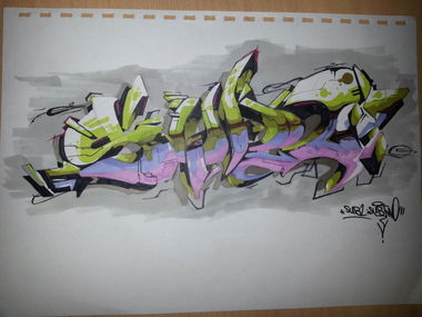 Graffiti Sketch in Istanbul - Photo by subtwo - subtwo (2010)