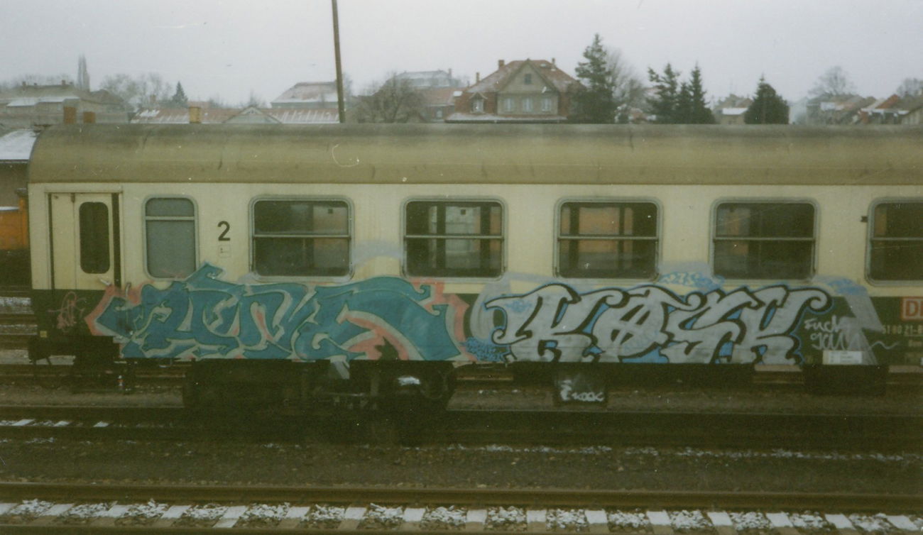 Graffiti Train - Photo by suburban - ARTA, KOSK, SMBA (1995)