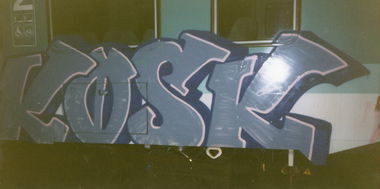 Graffiti Train - Photo by suburban - KOSK, SMBA, IRE (1996)