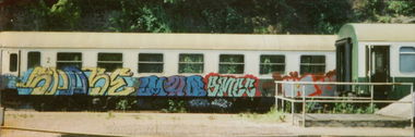 Graffiti Wall - Photo by suburban - SPACE, MADone, SMEC (1995)