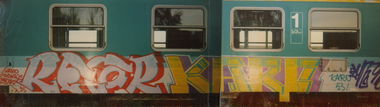 Graffiti Train - Photo by suburban - RECORD, TRONIC, KOSK (1995)
