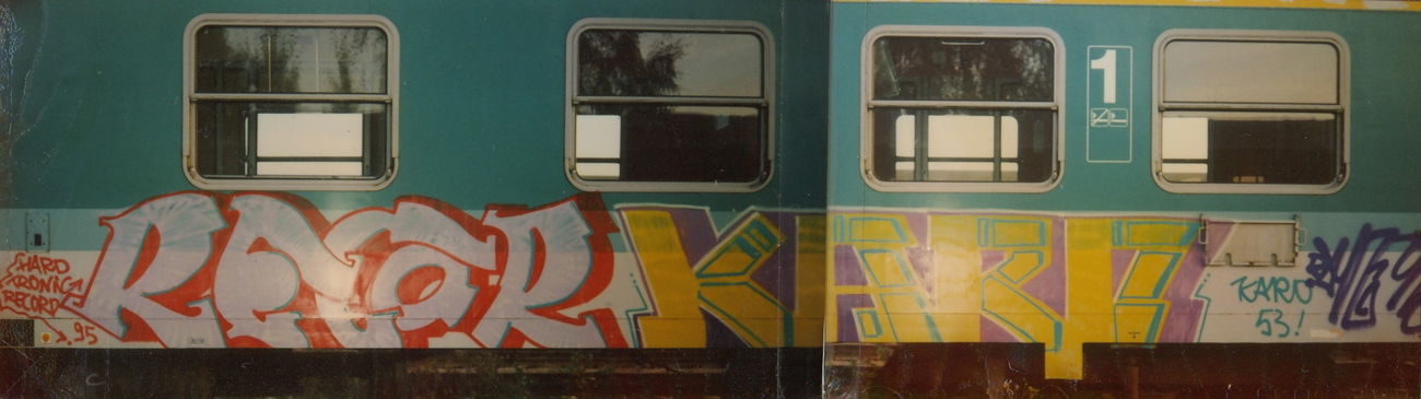 Graffiti Train - Photo by suburban - RECORD, TRONIC, KOSK (1995)
