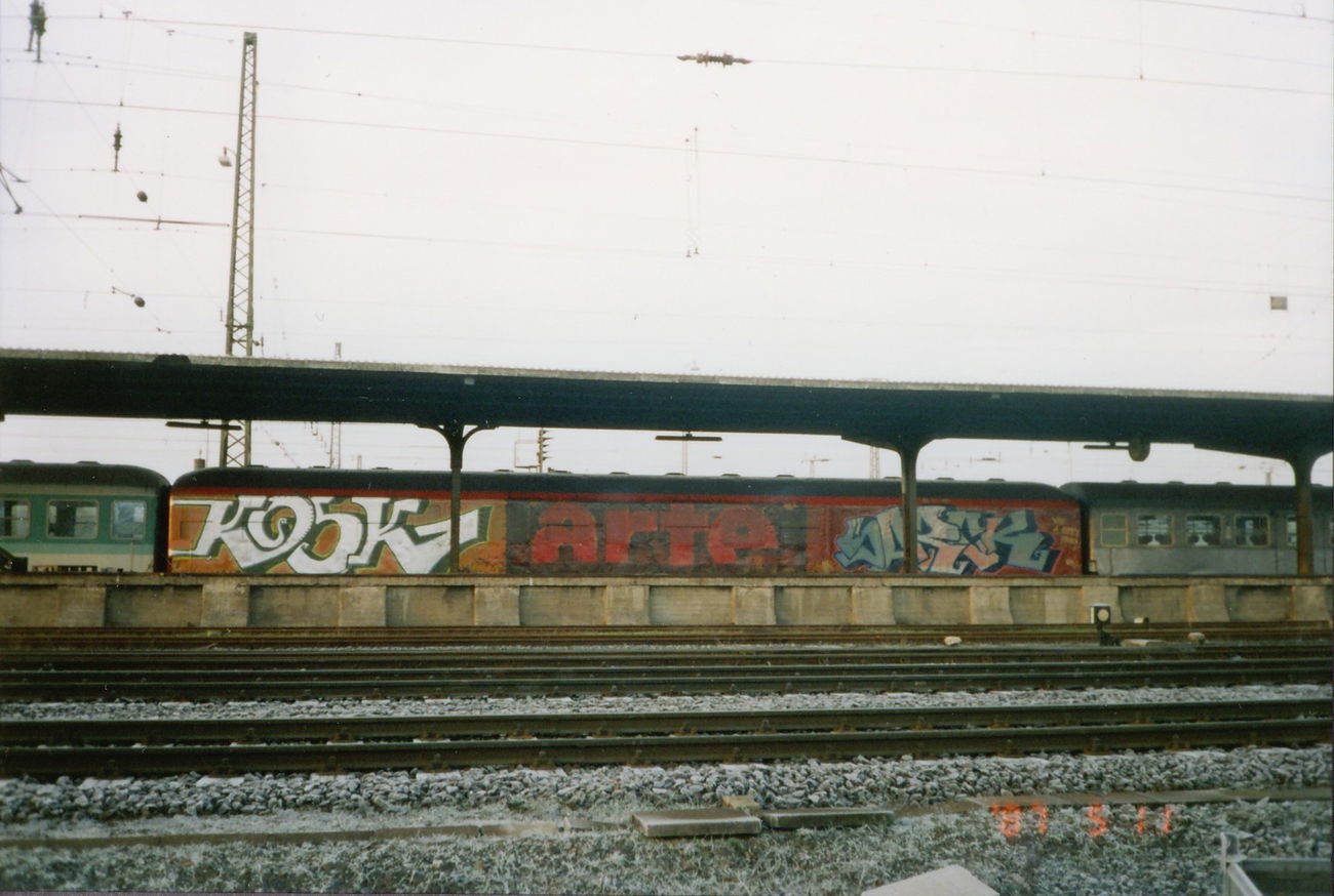 Graffiti Wall - Photo by suburban - SARCK, ARTA, KOSK (1998)