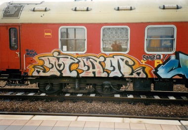 Graffiti Wall - Photo by suburban - MADone, SMBA, KOSK (1995)