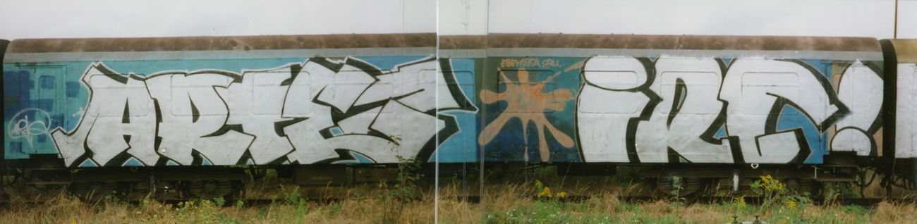 Graffiti Train - Photo by suburban - ARTE, IRE, SMBA (1995)