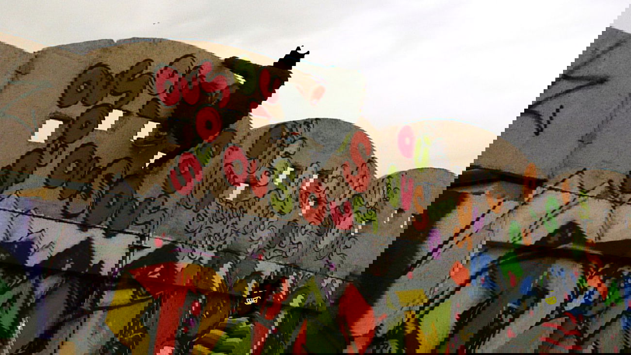 Graffiti Wall in Smiany - Photo by sunsnv - legal, graffitispi6, spiderman (2013)