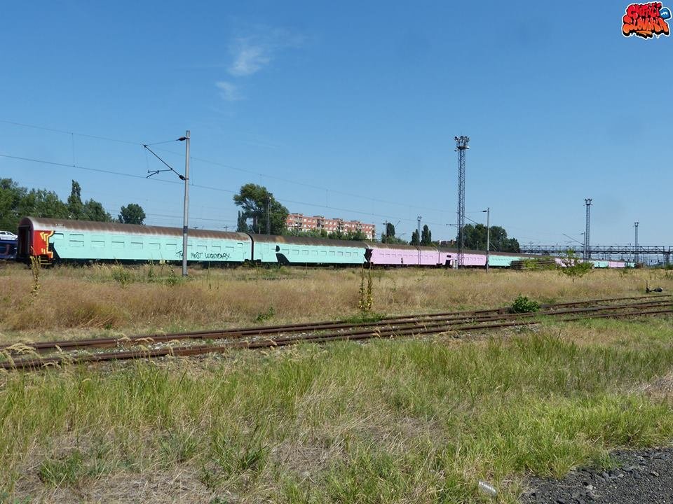 Graffiti Train in Bratislava - Photo by sunsnv - wholetrain, train, slovakia (2013)
