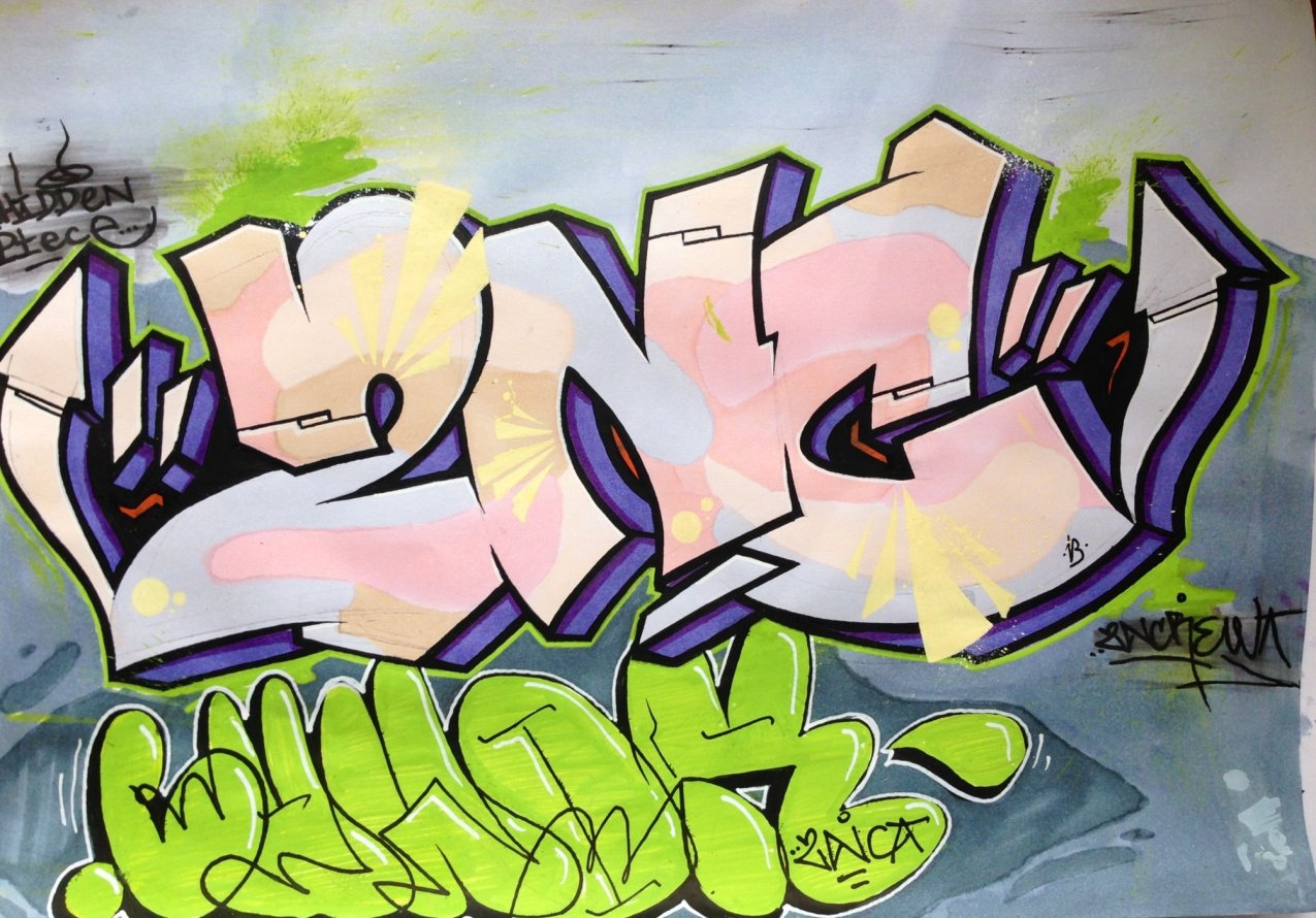 Graffiti Sketch - Photo by suwock - 2NC