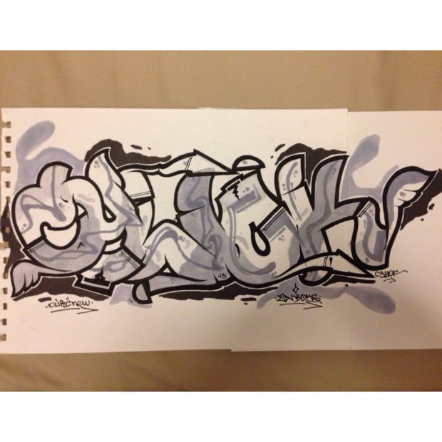 Graffiti Sketch - Photo by suwock - Suwock