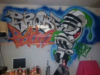 Graffiti Wall - Photo by svenp - Proberaum, by, ASEK (2016)