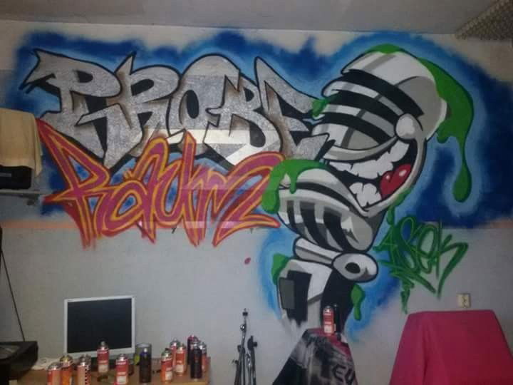 Graffiti Wall - Photo by svenp - Proberaum, by, ASEK (2016)