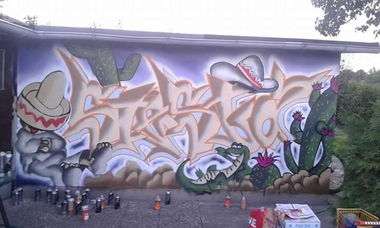 Graffiti Wall - Photo by svenp - Siesta, by, ASEK (2016)