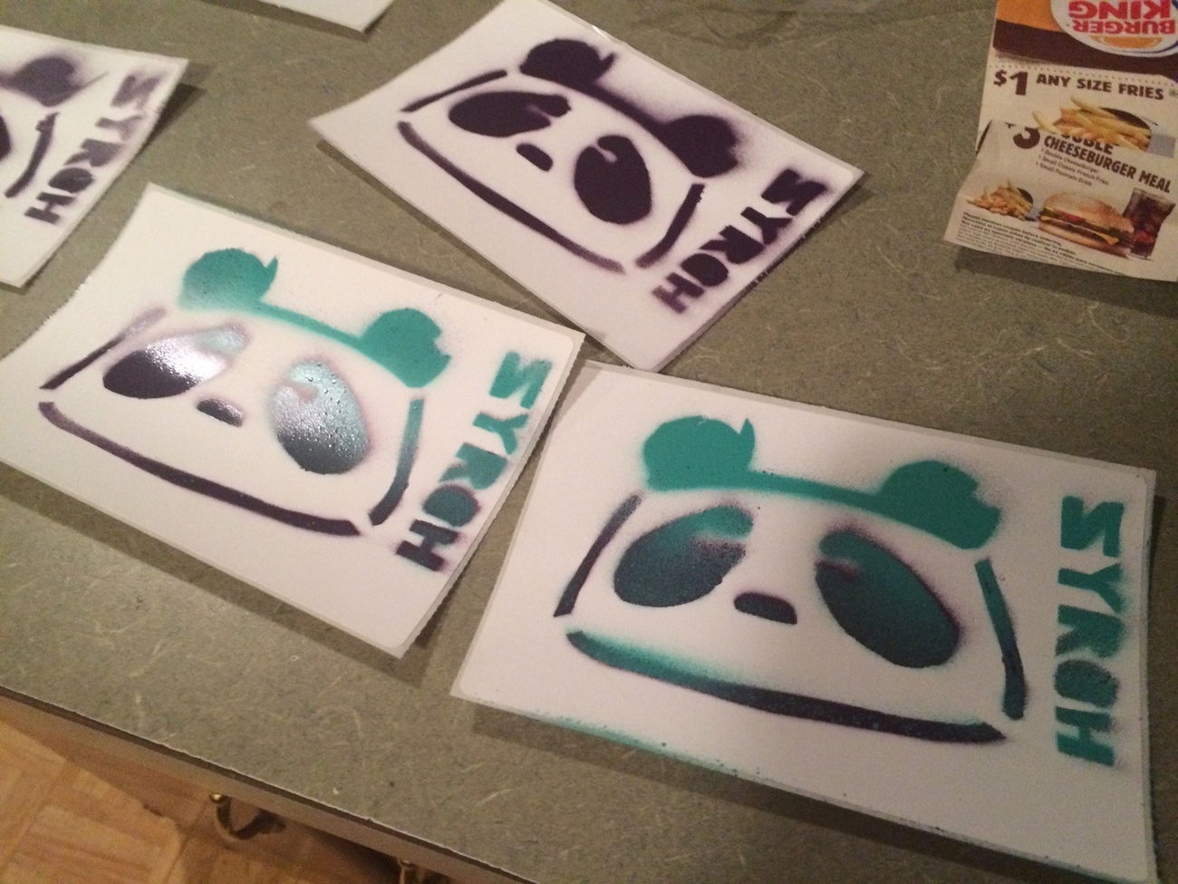 Graffiti Artwork - Photo by syroh - slap, slaps, stencils