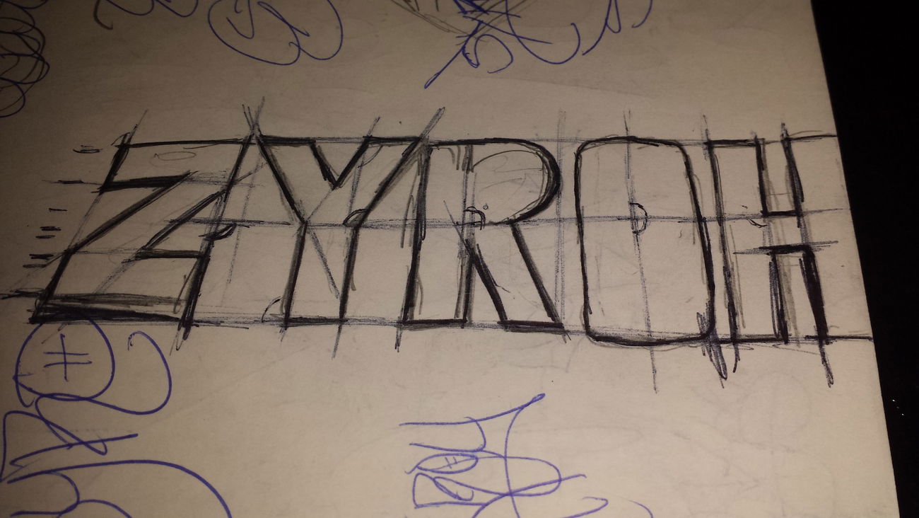 Graffiti Sketch - Photo by syroh - pen, tag