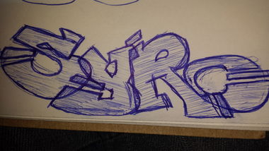 Graffiti Sketch - Photo by syroh - sketch