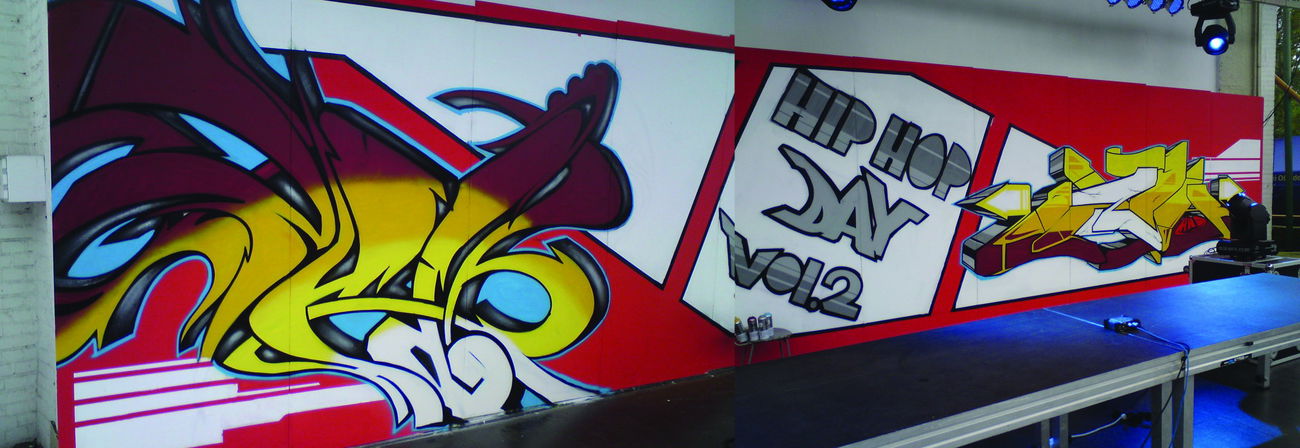 Graffiti Wall - Photo by tabor1 - hop, day, 2