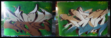 Graffiti Wall in Warsaw - Photo by tabor1 (2015)