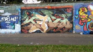 Graffiti Wall in Warsaw - Photo by tabor1 (2016)