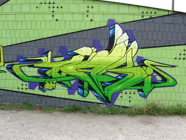 Graffiti Wall in Polska - Photo by tabor1