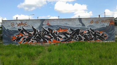 Graffiti Wall in Polska - Photo by tabor1 (2015)